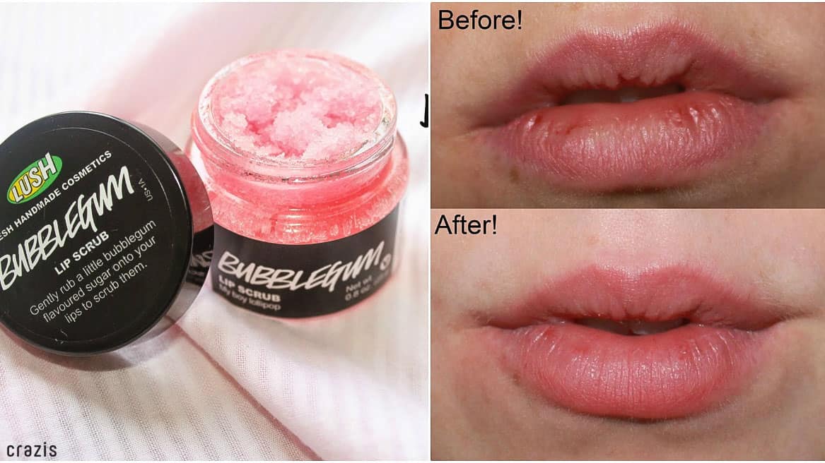 Tẩy tế bào chết môi Lush Fresh Bubble Gum Lipscrub