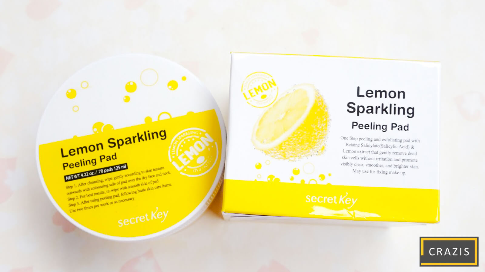 Tẩy Tế Bào Chết Lemon Sparkling Peeling Pad